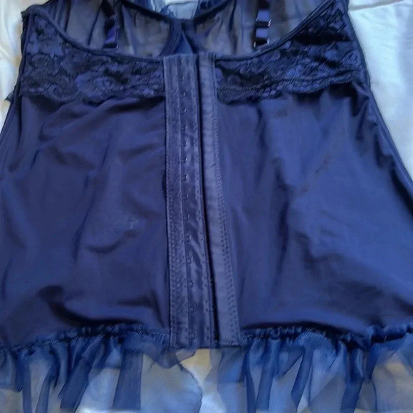 Coquette blue bustier size medium - Picture 5 of 8